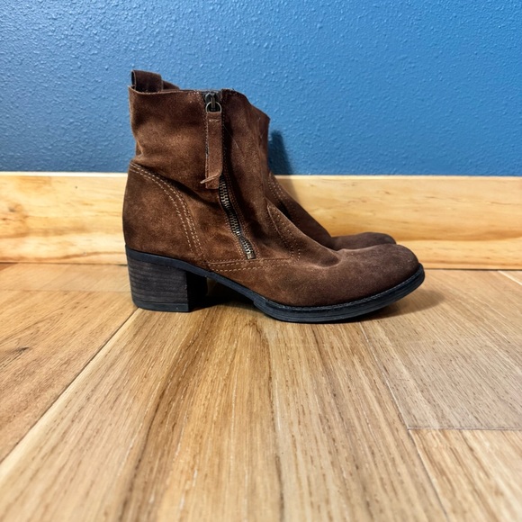 Maliparmi Italian made Brown Suede Ankle Boots Size 39 - Picture 5 of 8